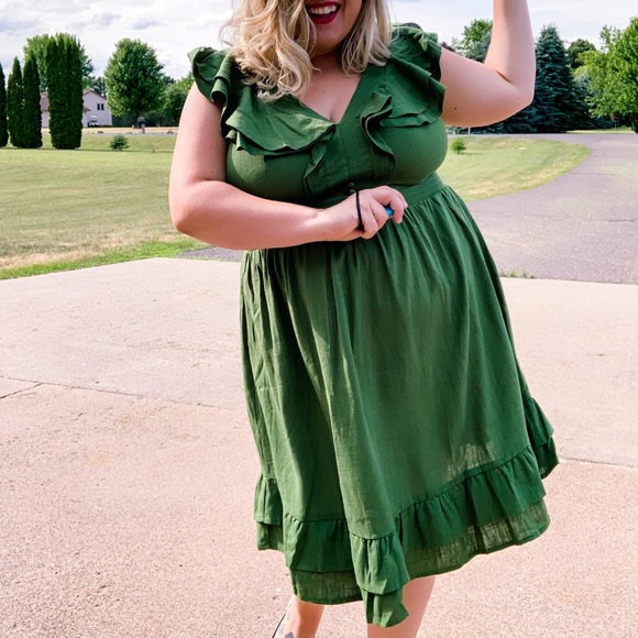 NWT Kiwi Ruffles Dress 1XL - Picture 8 of 9